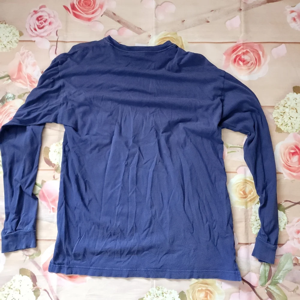 PINK navy blue long sleeve shirt - Picture 3 of 4
